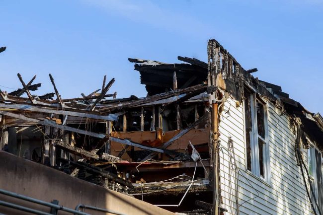 destroyed house destroyed house